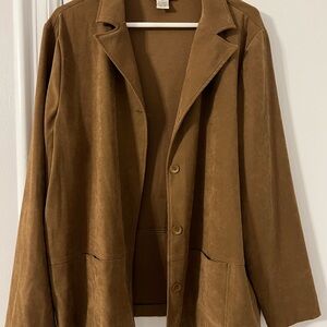 Studio Works Tan Suede Blazer